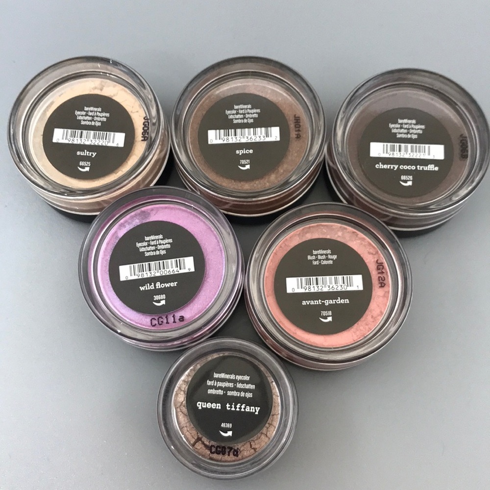 NWOT BareMinerals 6 piece loose eyeshadow set